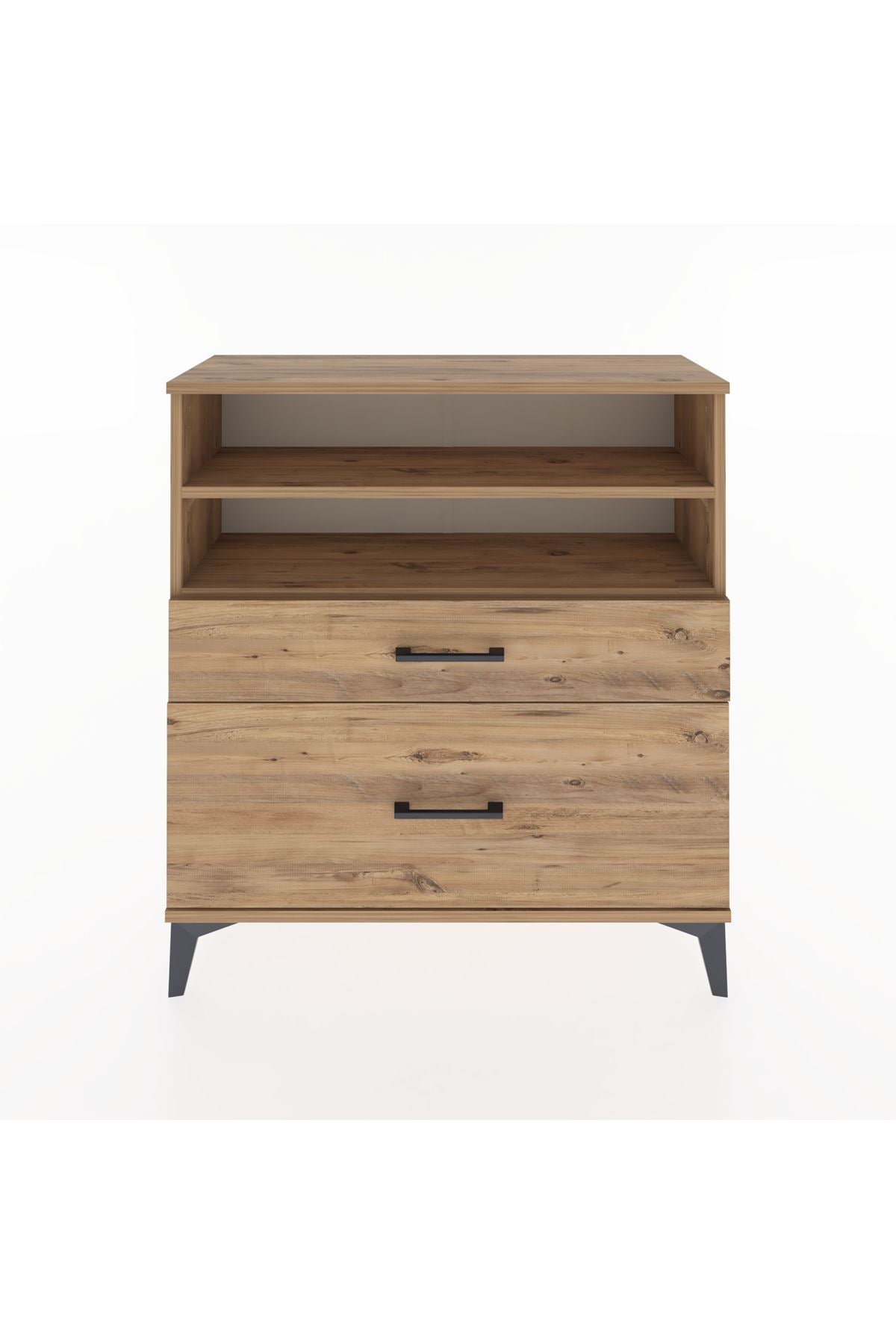 Arges Şifonyer 2 Raflı 2 Çekmeceli 88x30x96 - S04M021V9A