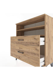Arges Şifonyer 2 Raflı 2 Çekmeceli 88x30x96 - S04M021V9A