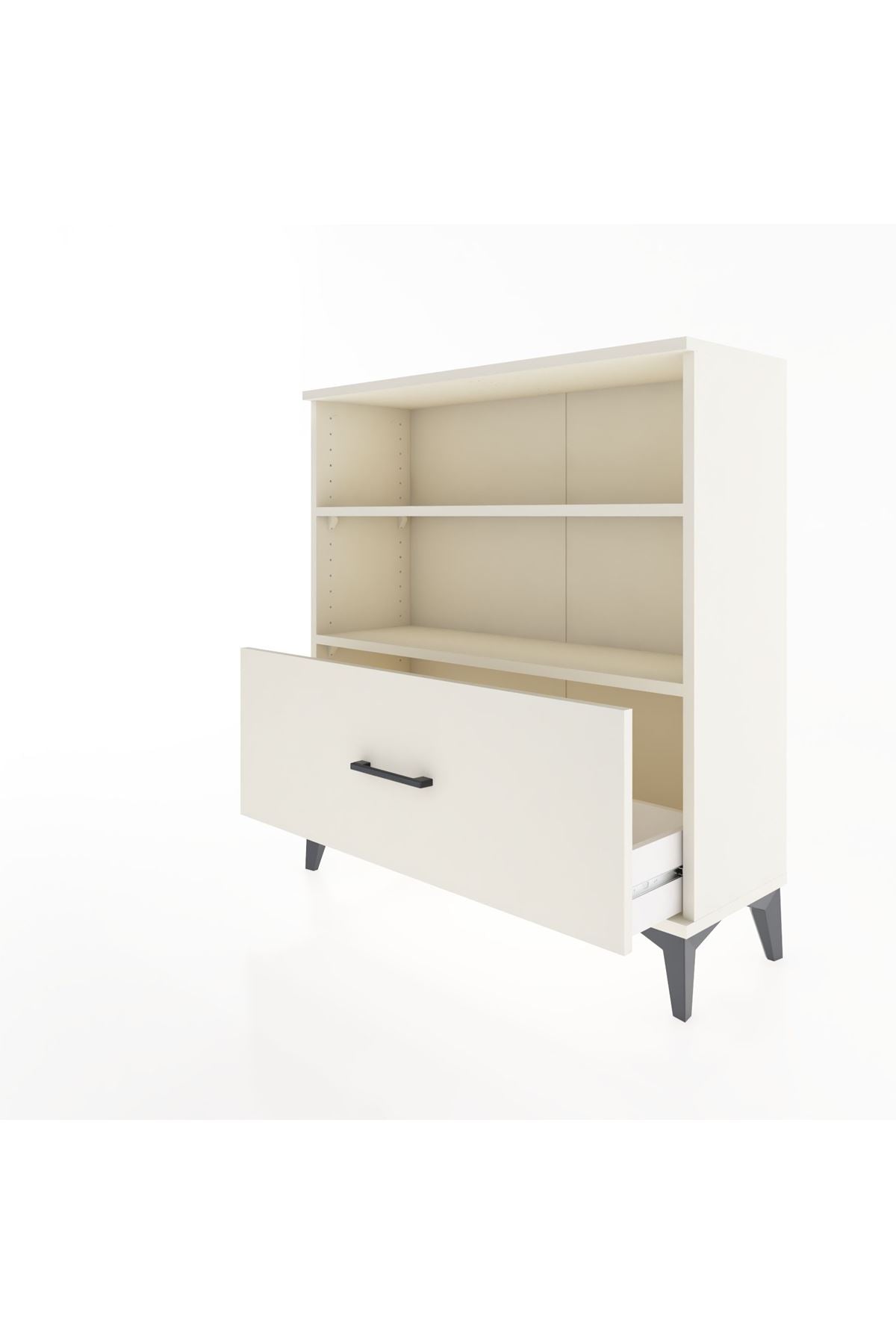 Arges Şifonyer 2 Raflı Tek Çekmeceli 88x30x96 - S04M022V1A