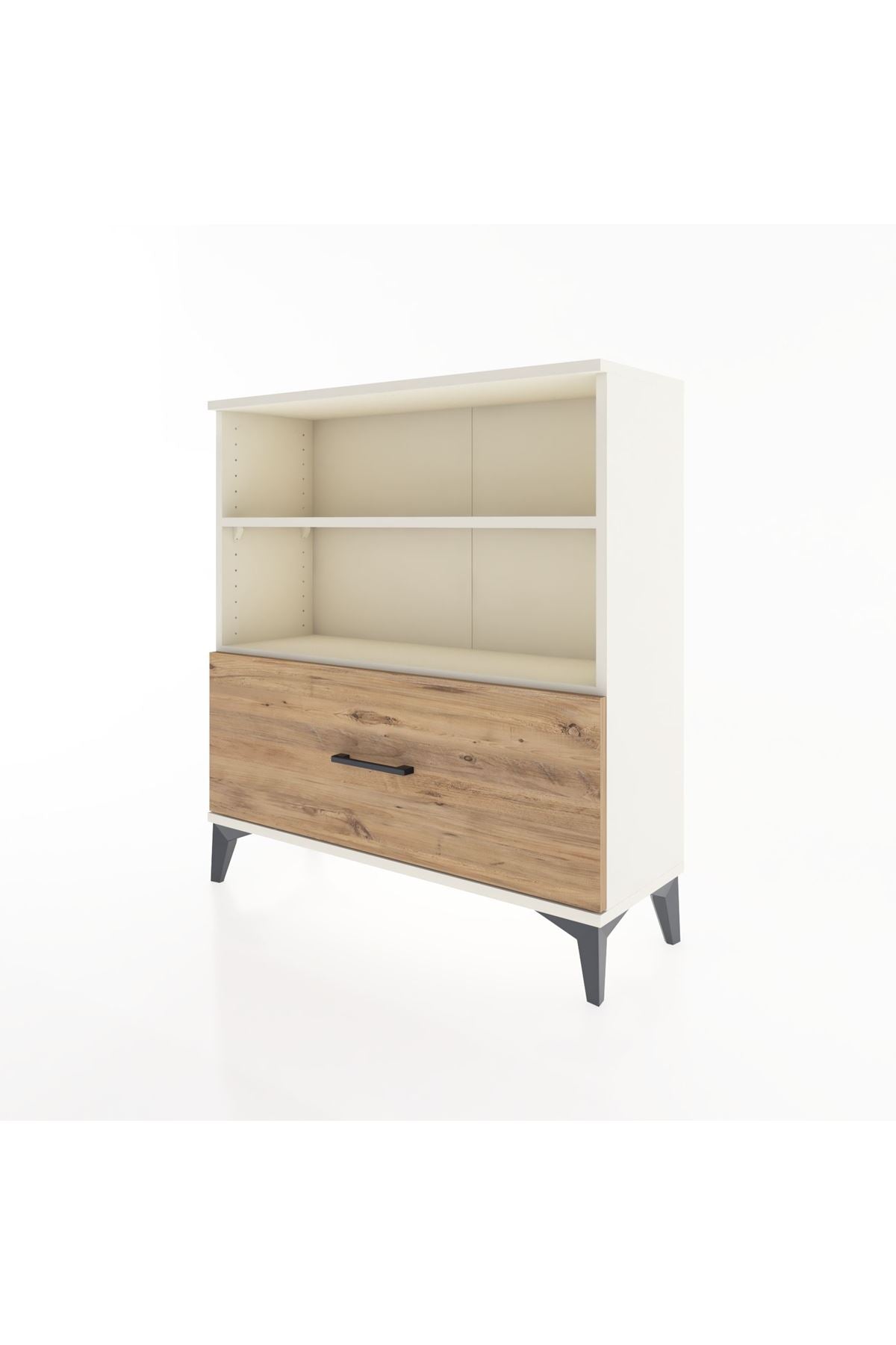 Arges Şifonyer 2 Raflı Tek Çekmeceli 88x30x96 - S04M022V3A