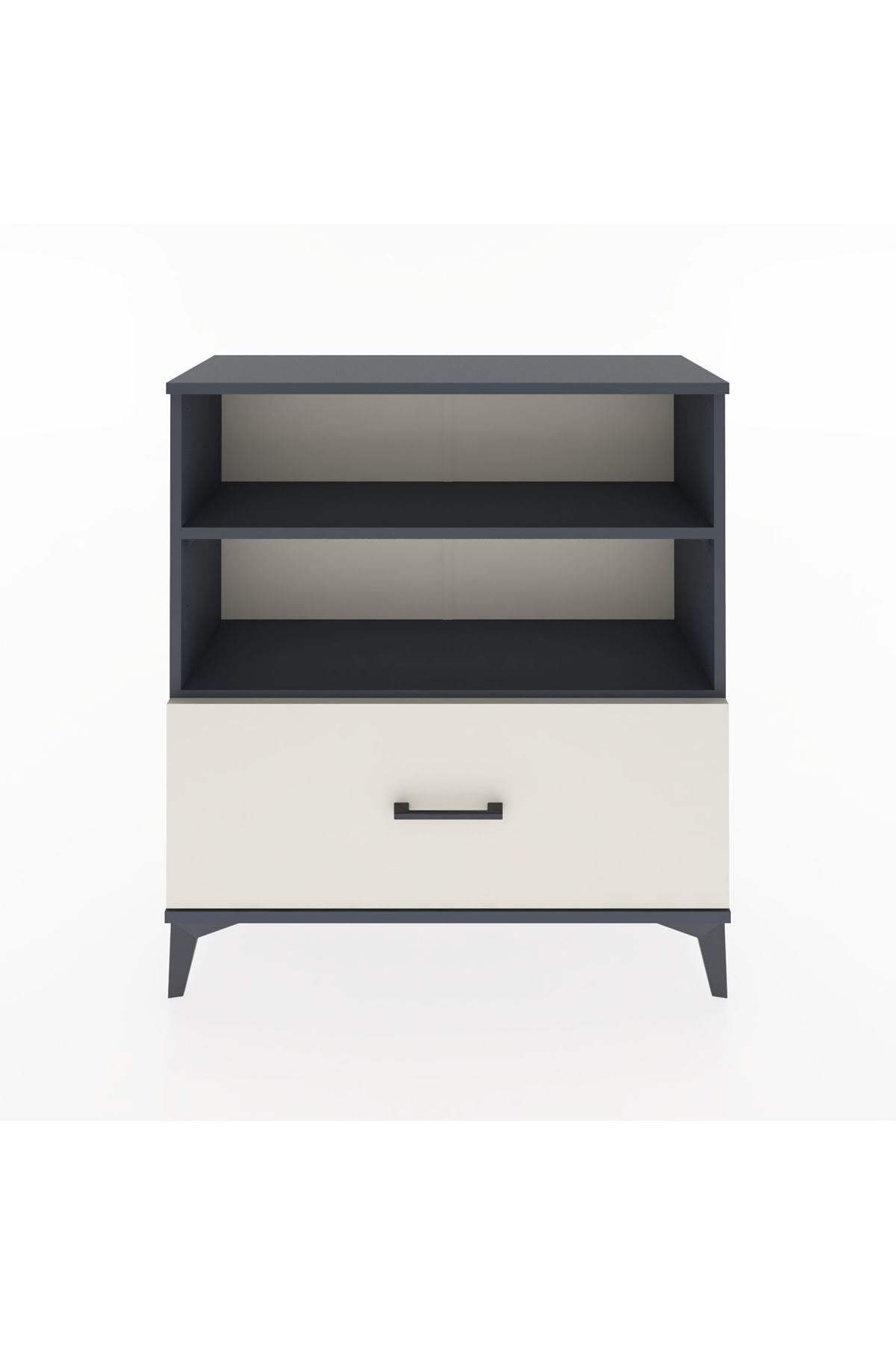 Arges Şifonyer 2 Raflı Tek Çekmeceli 88x30x96 - S04M022V4A