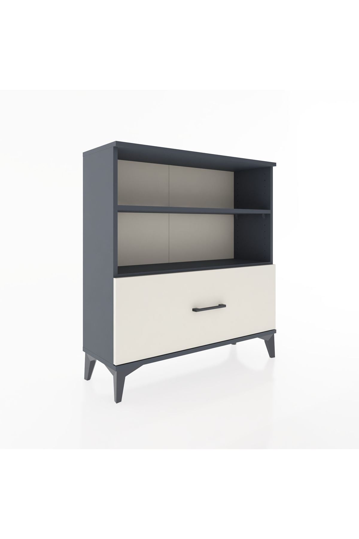 Arges Şifonyer 2 Raflı Tek Çekmeceli 88x30x96 - S04M022V4A