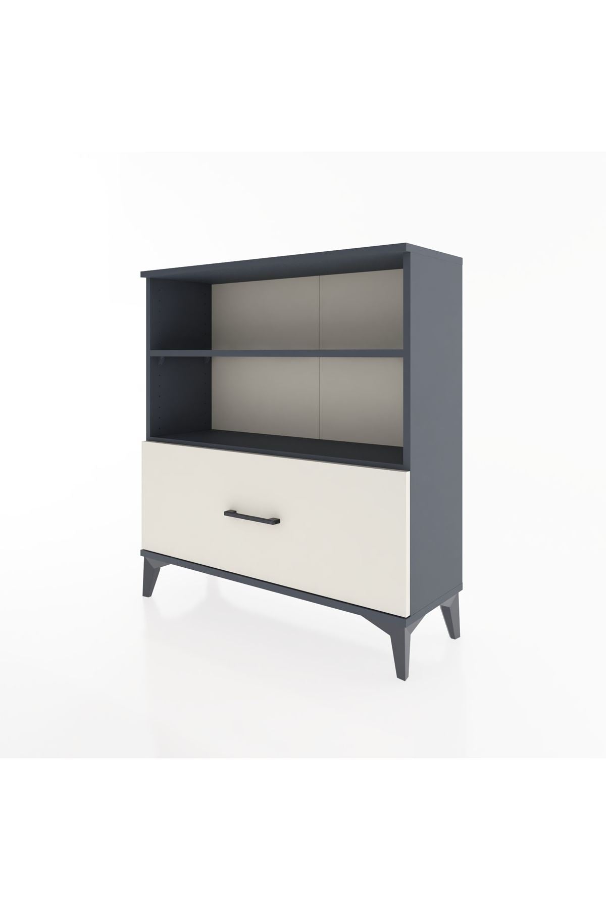 Arges Şifonyer 2 Raflı Tek Çekmeceli 88x30x96 - S04M022V4A