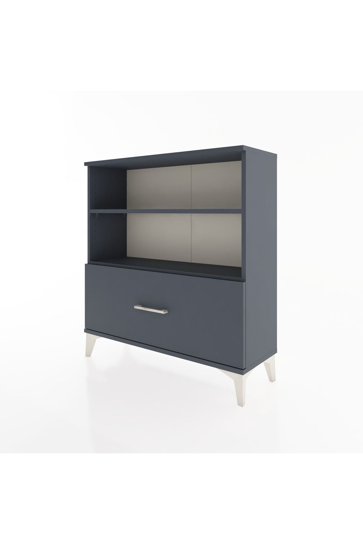 Arges Şifonyer 2 Raflı Tek Çekmeceli 88x30x96 - S04M022V5A
