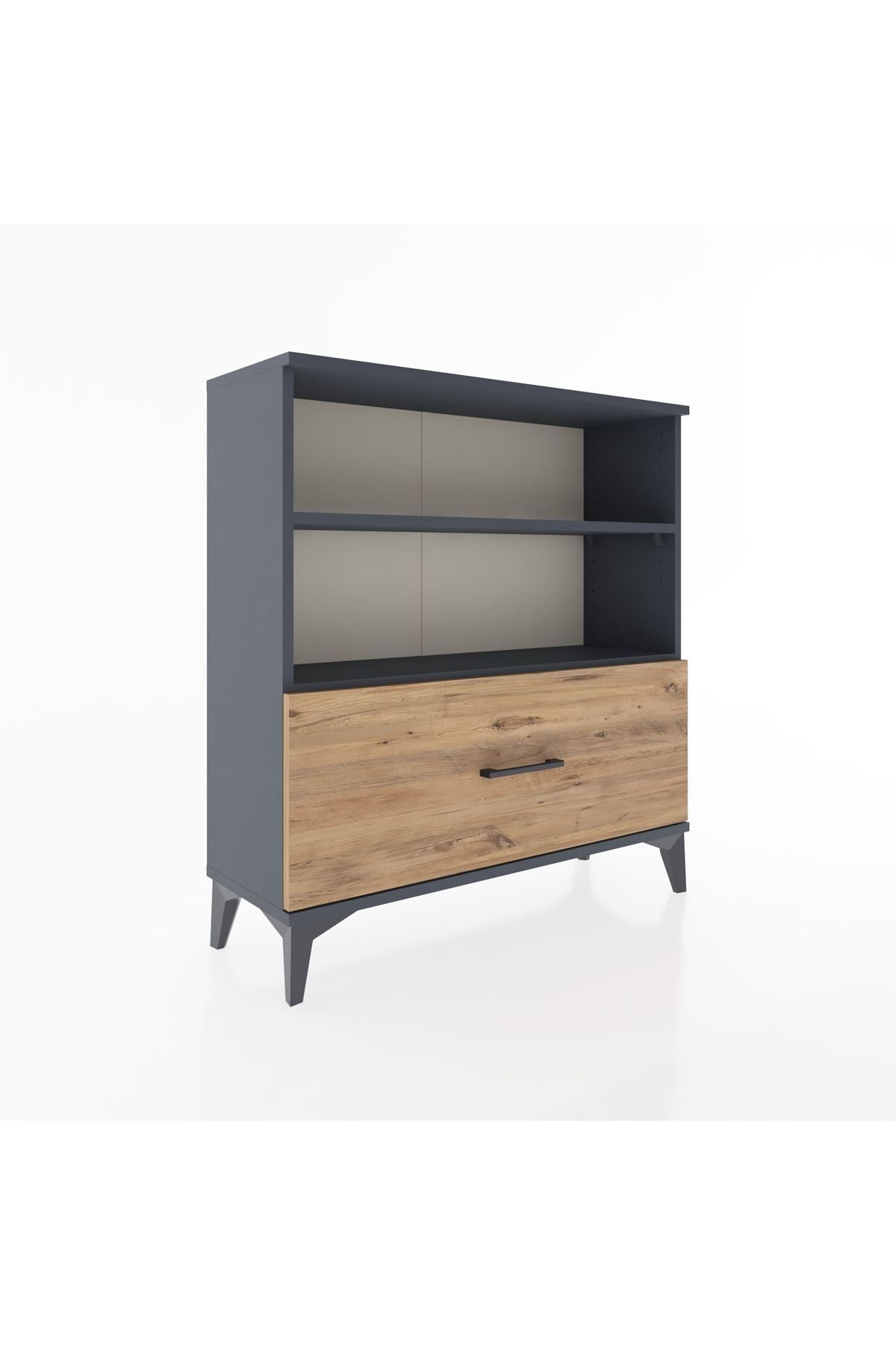 Arges Şifonyer 2 Raflı Tek Çekmeceli 88x30x96 - S04M022V6A