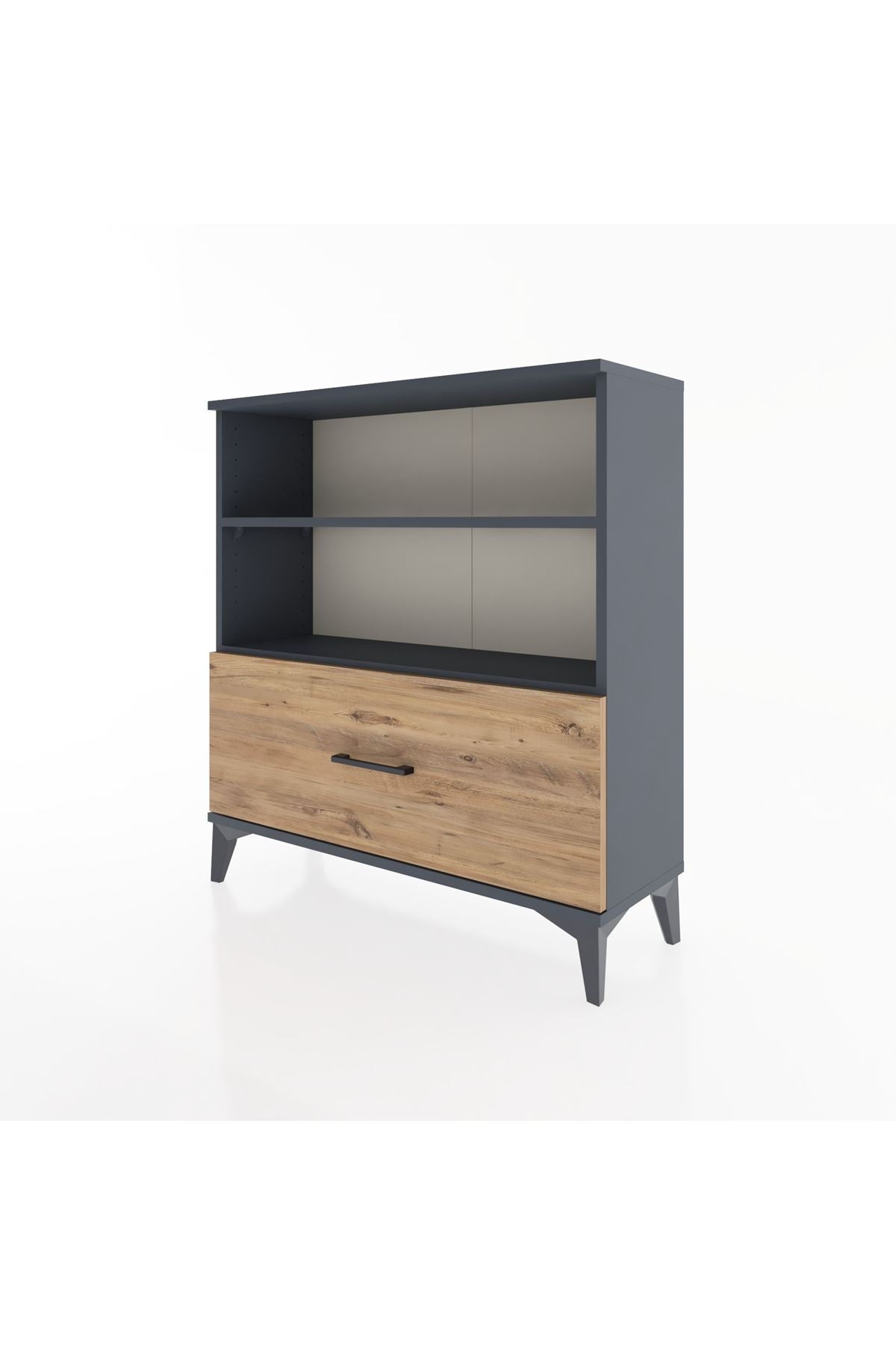 Arges Şifonyer 2 Raflı Tek Çekmeceli 88x30x96 - S04M022V6A