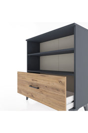 Arges Şifonyer 2 Raflı Tek Çekmeceli 88x30x96 - S04M022V6A