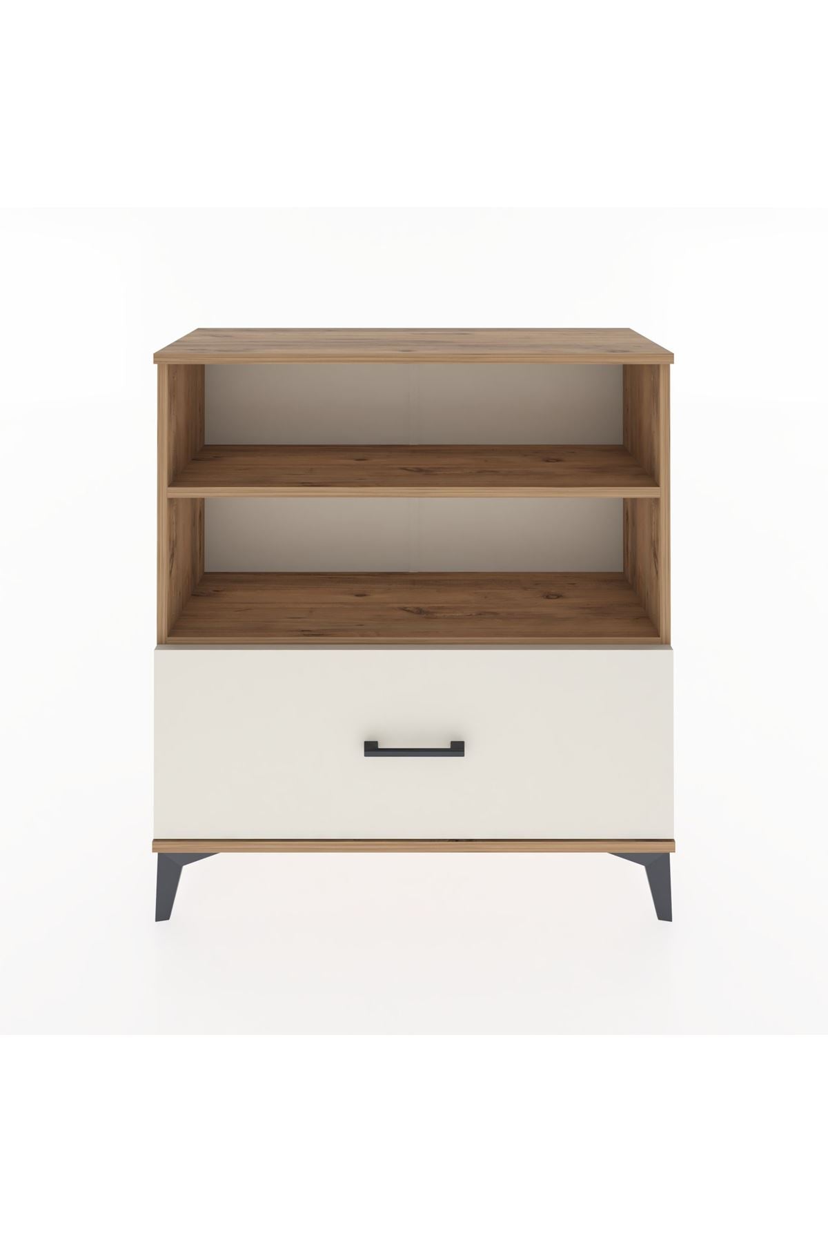 Arges Şifonyer 2 Raflı Tek Çekmeceli 88x30x96 - S04M022V7A