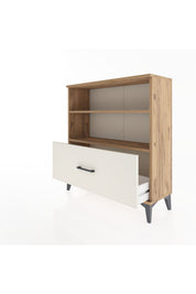 Arges Şifonyer 2 Raflı Tek Çekmeceli 88x30x96 - S04M022V7A
