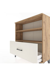 Arges Şifonyer 2 Raflı Tek Çekmeceli 88x30x96 - S04M022V7A