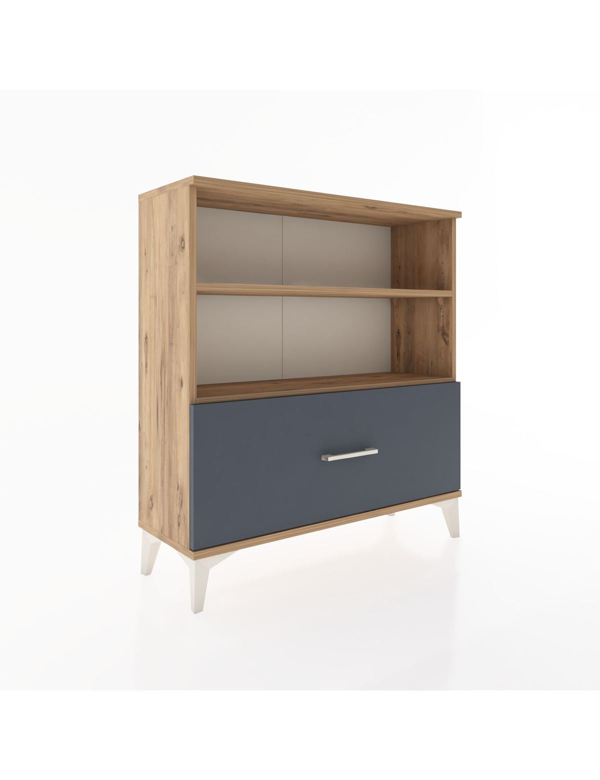 Arges Şifonyer 2 Raflı Tek Çekmeceli 88x30x96 - S04M022V8A