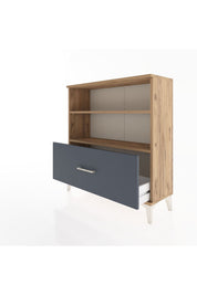 Arges Şifonyer 2 Raflı Tek Çekmeceli 88x30x96 - S04M022V8A