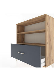 Arges Şifonyer 2 Raflı Tek Çekmeceli 88x30x96 - S04M022V8A