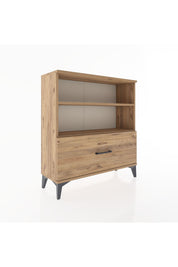 Arges Şifonyer 2 Raflı Tek Çekmeceli 88x30x96 - S04M022V9A