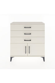 Arges Şifonyer Tek Raflı 3 Çekmeceli 2 Kapaklı 88x30x96 - S04M023V1A