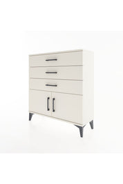 Arges Şifonyer Tek Raflı 3 Çekmeceli 2 Kapaklı 88x30x96 - S04M023V1A