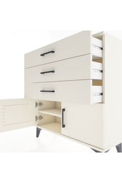 Arges Şifonyer Tek Raflı 3 Çekmeceli 2 Kapaklı 88x30x96 - S04M023V1A