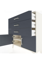 Arges Şifonyer Tek Raflı 3 Çekmeceli 2 Kapaklı 88x30x96 - S04M023V2A