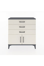 Arges Şifonyer Tek Raflı 3 Çekmeceli 2 Kapaklı 88x30x96 - S04M023V4A