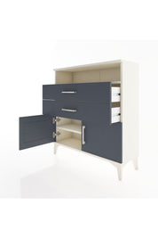Arges Şifonyer 2 Raflı 2 Çekmeceli 2 Kapaklı 88x30x96 - S04M024V2A