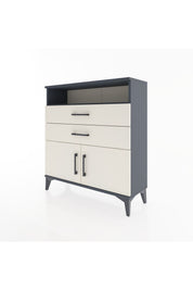 Arges Şifonyer 2 Raflı 2 Çekmeceli 2 Kapaklı 88x30x96 - S04M024V4A