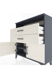 Arges Şifonyer 2 Raflı 2 Çekmeceli 2 Kapaklı 88x30x96 - S04M024V4A