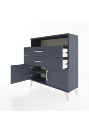 Arges Şifonyer 2 Raflı 2 Çekmeceli 2 Kapaklı 88x30x96 - S04M024V5A
