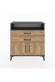 Arges Şifonyer 2 Raflı 2 Çekmeceli 2 Kapaklı 88x30x96 - S04M024V6A