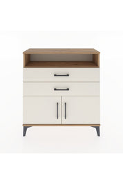 Arges Şifonyer 2 Raflı 2 Çekmeceli 2 Kapaklı 88x30x96 - S04M024V7A