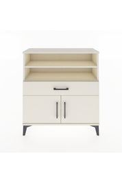 Arges Şifonyer 3 Raflı Tek Çekmeceli 2 Kapaklı 88x30x96 - S04M025V1A