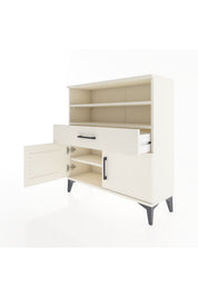 Arges Şifonyer 3 Raflı Tek Çekmeceli 2 Kapaklı 88x30x96 - S04M025V1A
