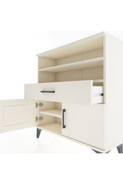 Arges Şifonyer 3 Raflı Tek Çekmeceli 2 Kapaklı 88x30x96 - S04M025V1A