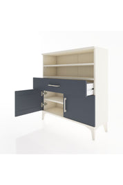 Arges Şifonyer 3 Raflı Tek Çekmeceli 2 Kapaklı 88x30x96 - S04M025V2A