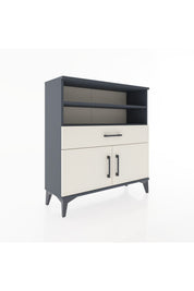 Arges Şifonyer 3 Raflı Tek Çekmeceli 2 Kapaklı 88x30x96 - S04M025V4A