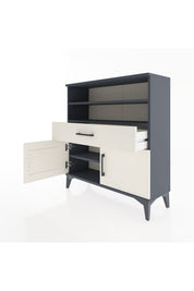 Arges Şifonyer 3 Raflı Tek Çekmeceli 2 Kapaklı 88x30x96 - S04M025V4A