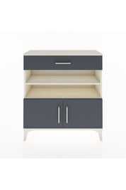 Arges Şifonyer 3 Raflı Tek Çekmeceli 2 Kapaklı 88x30x96 - S04M026V2A
