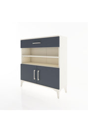 Arges Şifonyer 3 Raflı Tek Çekmeceli 2 Kapaklı 88x30x96 - S04M026V2A