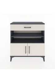 Arges Şifonyer 3 Raflı Tek Çekmeceli 2 Kapaklı 88x30x96 - S04M026V4A