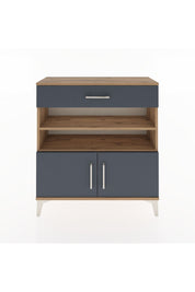 Arges Şifonyer 3 Raflı Tek Çekmeceli 2 Kapaklı 88x30x96 - S04M026V8A