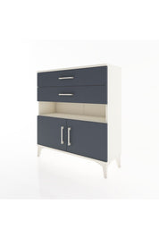 Arges Şifonyer 2 Raflı 2 Çekmeceli 2 Kapaklı 88x30x96 - S04M027V2A