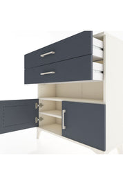 Arges Şifonyer 2 Raflı 2 Çekmeceli 2 Kapaklı 88x30x96 - S04M027V2A
