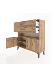 Arges Şifonyer 2 Raflı 2 Çekmeceli 2 Kapaklı 88x30x96 - S04M027V9A