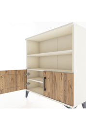Arges Şifonyer 3 Raflı 2 Kapaklı 88x30x96 - S04M028V3A