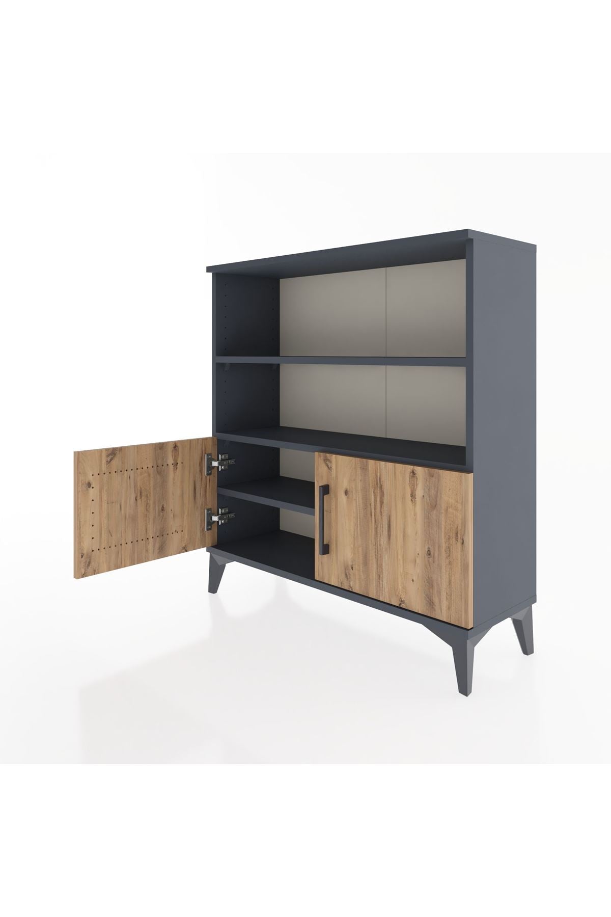 Arges Şifonyer 3 Raflı 2 Kapaklı 88x30x96 - S04M028V6A