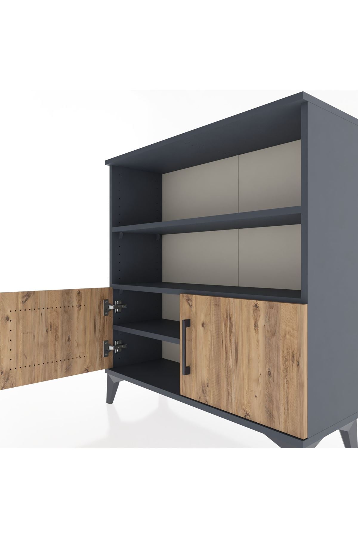 Arges Şifonyer 3 Raflı 2 Kapaklı 88x30x96 - S04M028V6A
