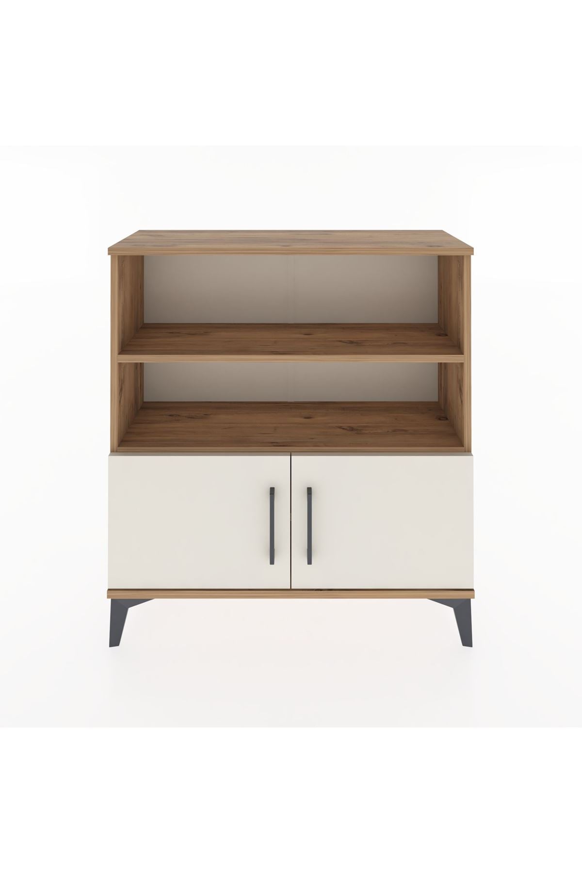 Arges Şifonyer 3 Raflı 2 Kapaklı 88x30x96 - S04M028V7A