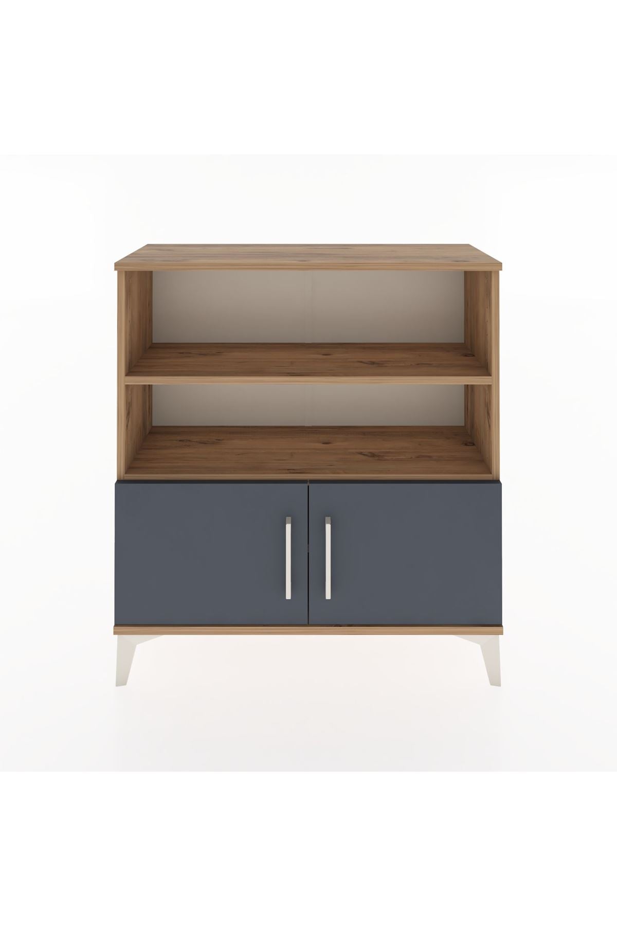 Arges Şifonyer 3 Raflı 2 Kapaklı 88x30x96 - S04M028V8A