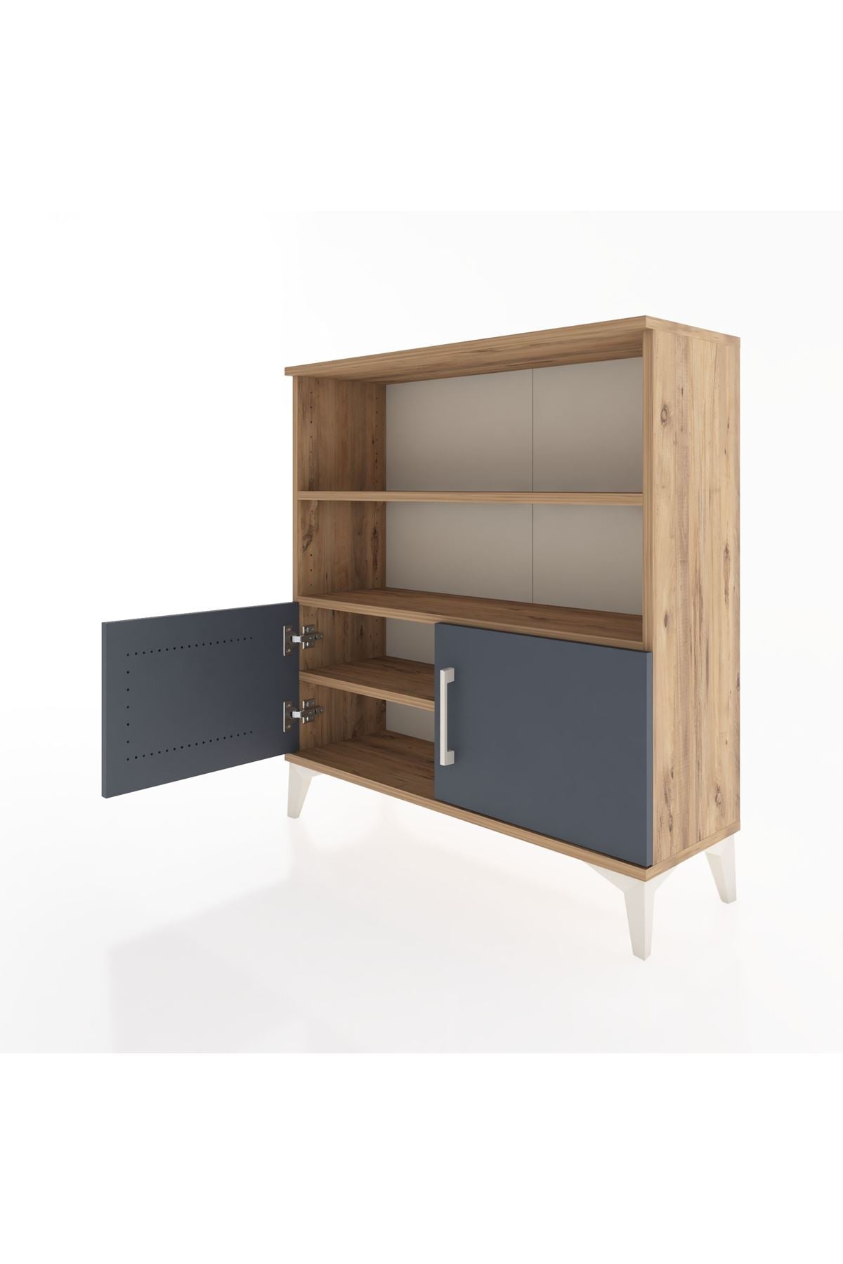 Arges Şifonyer 3 Raflı 2 Kapaklı 88x30x96 - S04M028V8A