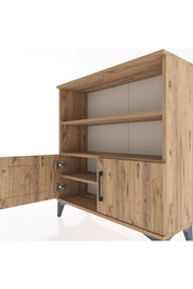 Arges Şifonyer 3 Raflı 2 Kapaklı 88x30x96 - S04M028V9A