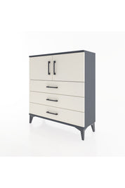 Arges Şifonyer 2 Raflı 3 Çekmeceli 2 Kapaklı 88x30x96 - S04M029V4A